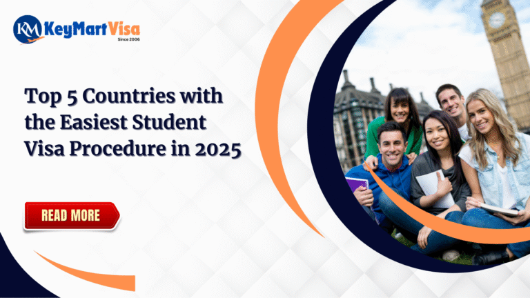 Top 5 countries with the easiest student visa procedures